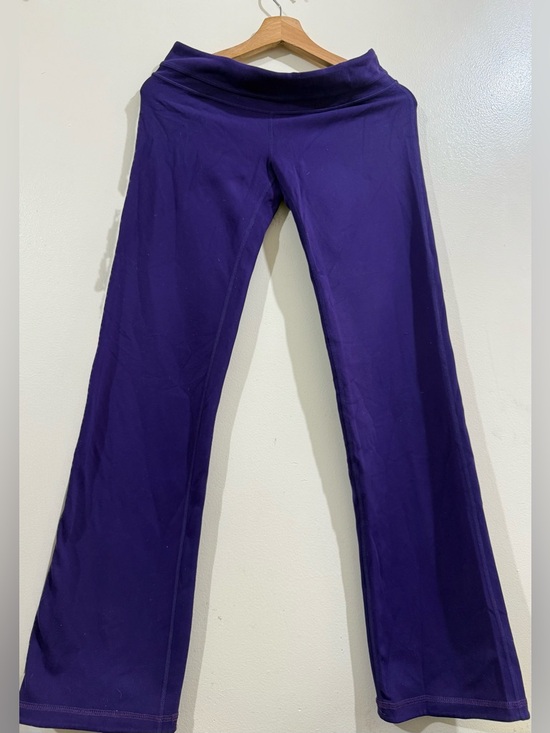 lululemon athletica Pants - lululemon black and purple active top with logo